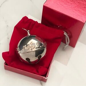 2002 Holiday Sleigh Bell by Wallace Silversmiths